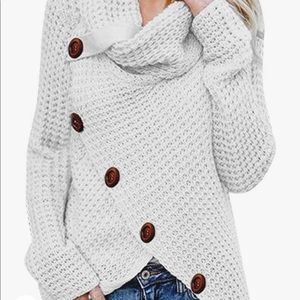 Womens size 10 lightweight pullover sweater white